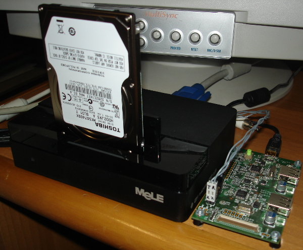 Disco sata inserito direttamente senza custodia